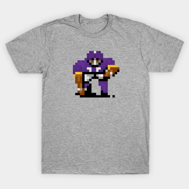 16-Bit Lineman - Minnesota T-Shirt by The Pixel League